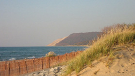 Lake Michigan coastline